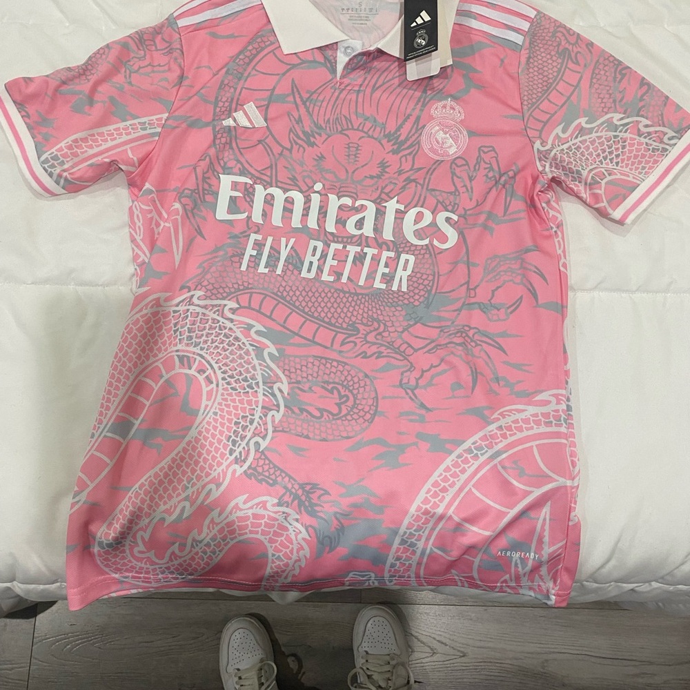 Adidas Pink Graphic Men's Shirt